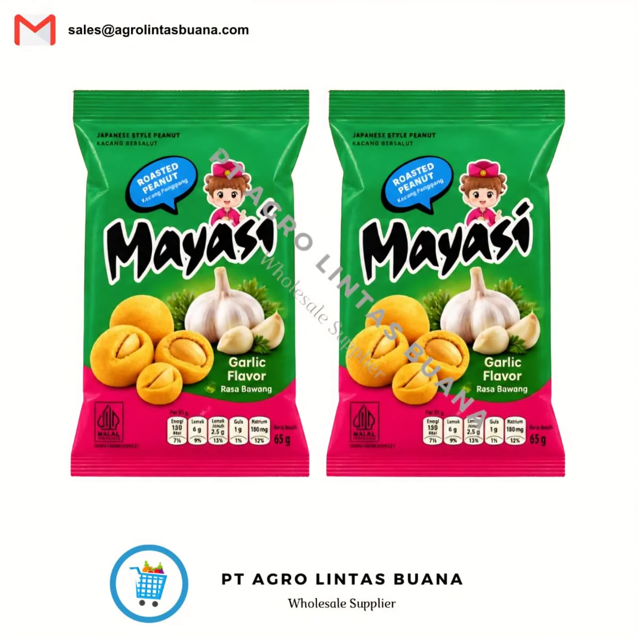 Mayasi Garlic Flavor Japanese Style Peanut 